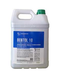 Desinfectante a base de Amonio Cuaternario BENTOL 10 - SEIQ Presentación x 5 Lt. Desinfectante perfumado.