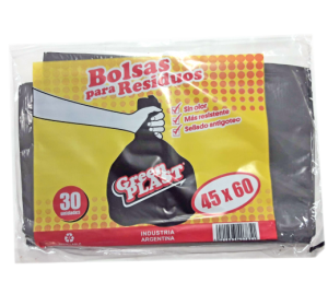 Bolsa p/ Consorcio Sellado antigoteo Tamaño: 45 x 60 cm. Paquete x 30 unidades.