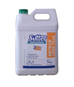 Cera Autobrillo METEOR ONIX PLUS SUTTER Presentación x 5 Kg. Para pisos de tránsito intenso.