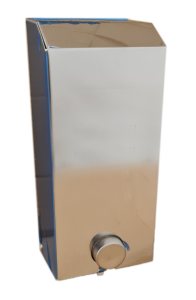Dispenser acero inoxidable p/ jabón líquido x unidad.