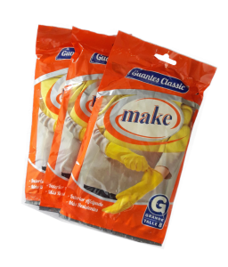 Guante clásico MAKE Resistentes con interior afelpado (par der-izq.).