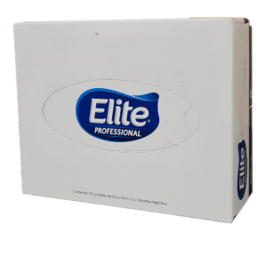 Pañuelo ELITE Doble hoja Estuche x 75 unid. Caja x 48 estuches.