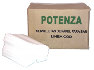 Servilleta Potenza 13 x 13 cm Caja