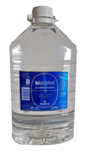Alcohol etílico PORTA 96% - 5Lt.